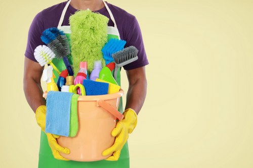 Professional cleaners in NW6 preparing a clean and tidy home interior