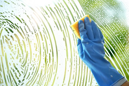 Airbnb cleaner preparing a guest-ready flat in NW6