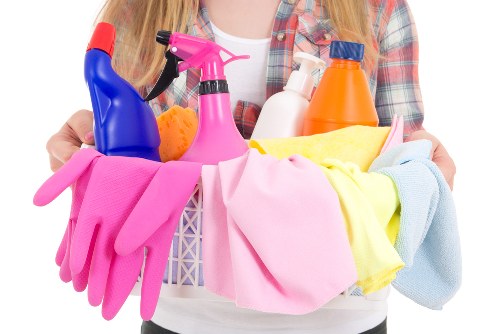 Professional office cleaning in NW6 reception area