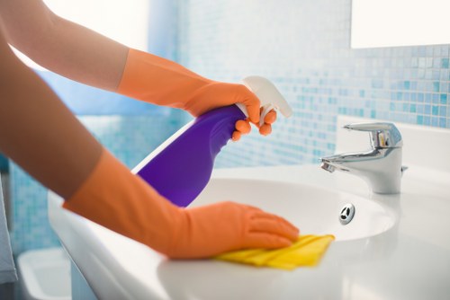 Freshly cleaned living space in NW6 showing professional cleaning results