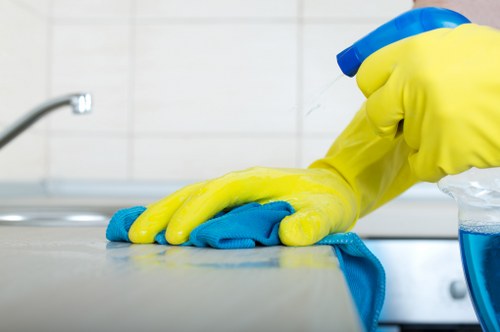 Cleaners Nw6 secure payments area with privacy protection