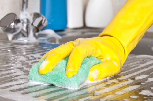 Cleaner preparing for emergency and incident response