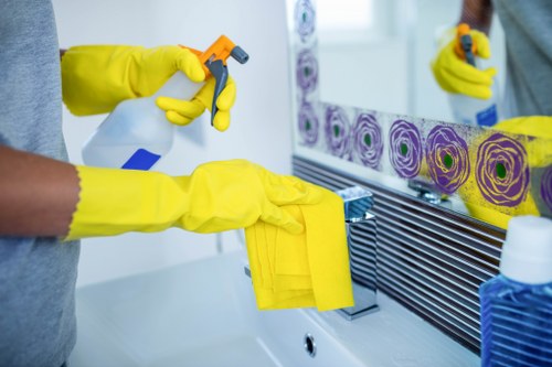 Deep cleaning of kitchen surfaces during a one off cleaning visit in NW6